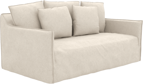 Como Muse Flax Sofa -  2.5 Seater color Muse Flax