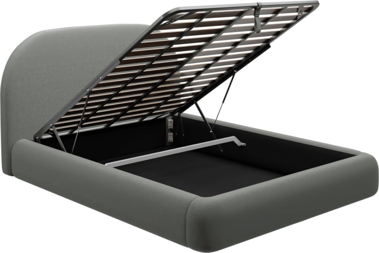 Capri Gas Lift Bed Tribute Storm color Tribute Storm