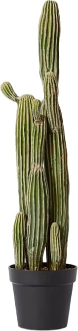 Saguaro Cactus Potted Plant Green - 25cm x 20cm x 91cm color Green