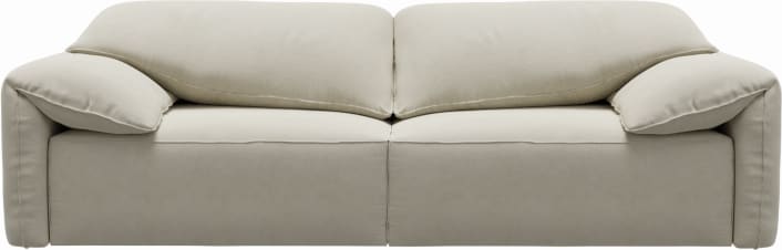 Clarence Muse Flax Sofa - 4 Seater color Muse Flax
