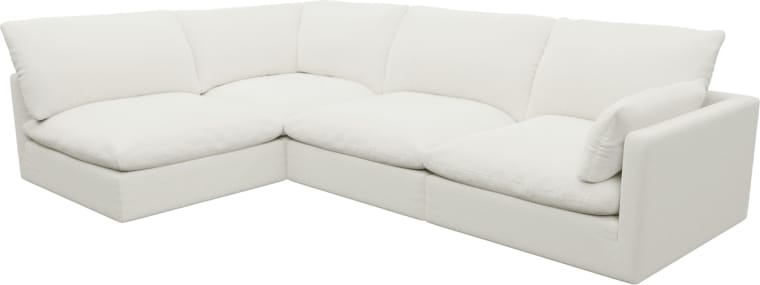 Willow Tribute Shell Corner Sofa - 4 Seater LAF Terminal color Tribute Shell