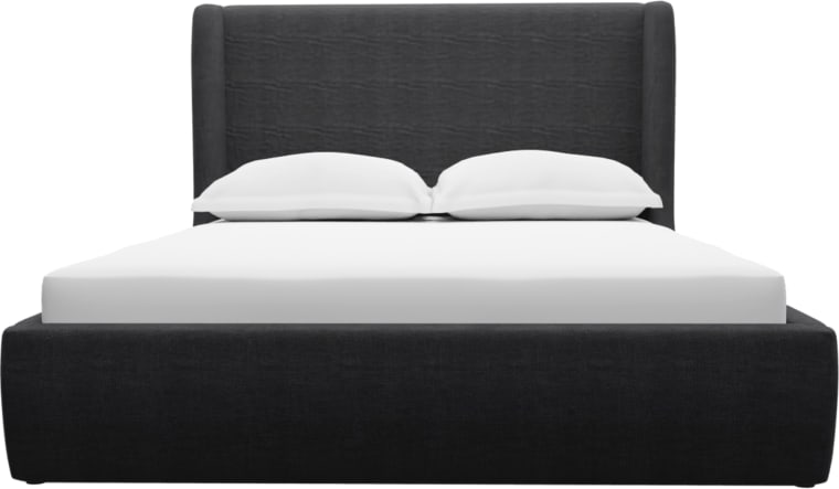 Lucy Drawer Bed Plaza Flint Grey color Plaza Flint Grey