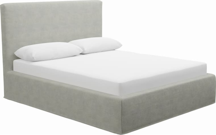 Willow Gas Lift Bed Toorak Pebble color Toorak Pebble