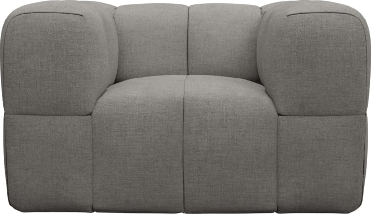 Lucello Armchair Isla Soft Grey color Isla Soft Grey