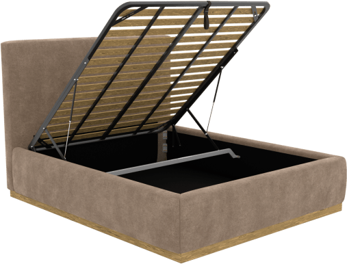 Haven Gas Lift Bed Tribute Walnut color Tribute Walnut