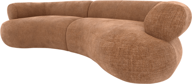 Colette Tribute Chestnut Sofa - 3 Seater color Tribute Chestnut
