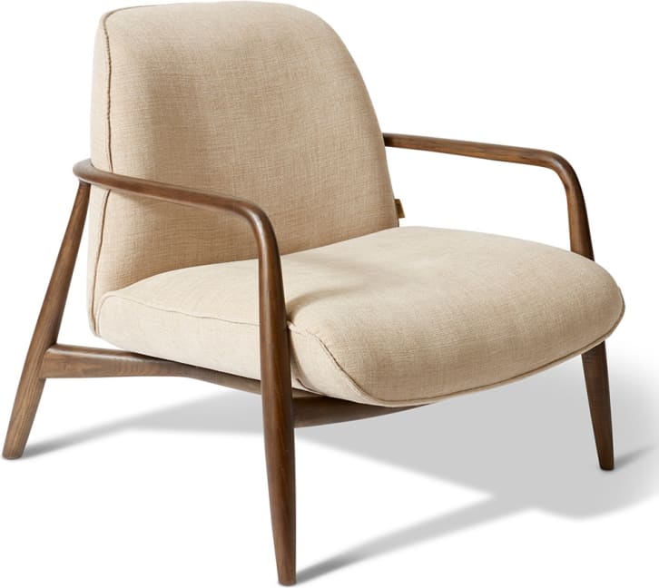 Elio Chair - 81 x 86 x 77cm color Beige/Brown
