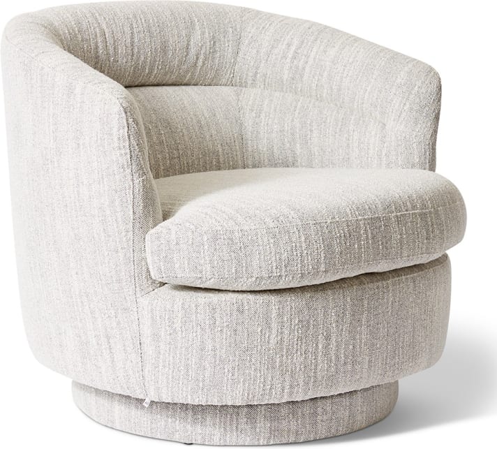 Ronan Swivel Chair - 80 x 79 x 76cm color Grey