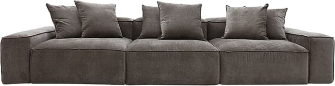 Riley Muse Mink Modular Sofa - 3 Seater color Muse Mink