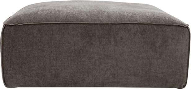 Riley Muse Mink Modular Small Ottoman color Muse Mink