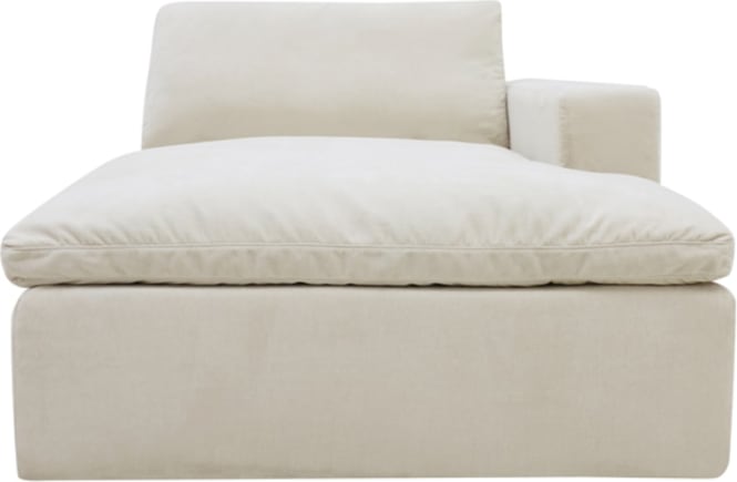Cloud Deep Chaise Right Module Muse Flax color Muse Flax