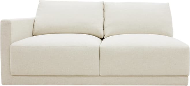 Haven Apt California Ivory Left Arm Facing 2 Seat Module color Ivory