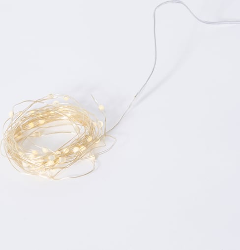 Luminous Bright String Light (Outdoor Battery) Gold - 6m color Gold