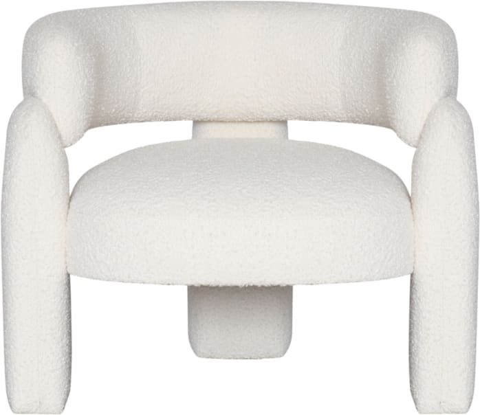 Riga Occasional Chair Boucle Ivory color Boucle Ivory