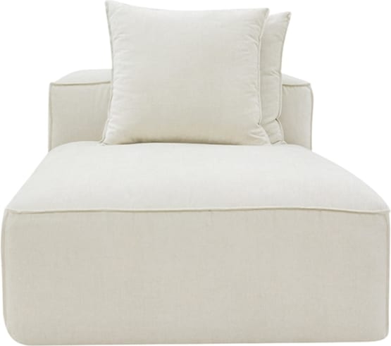 Riley Muse Flax Module Chaise color Muse Flax