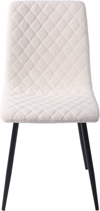 Booker Dining Chair Boucle Ivory color Ivory