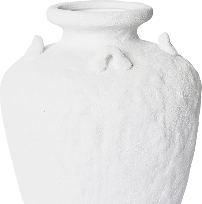 Aziza Vase White - 45cm color White
