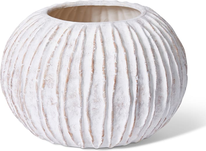 Adelina Vase White/Brown - 31cm color White/Brown