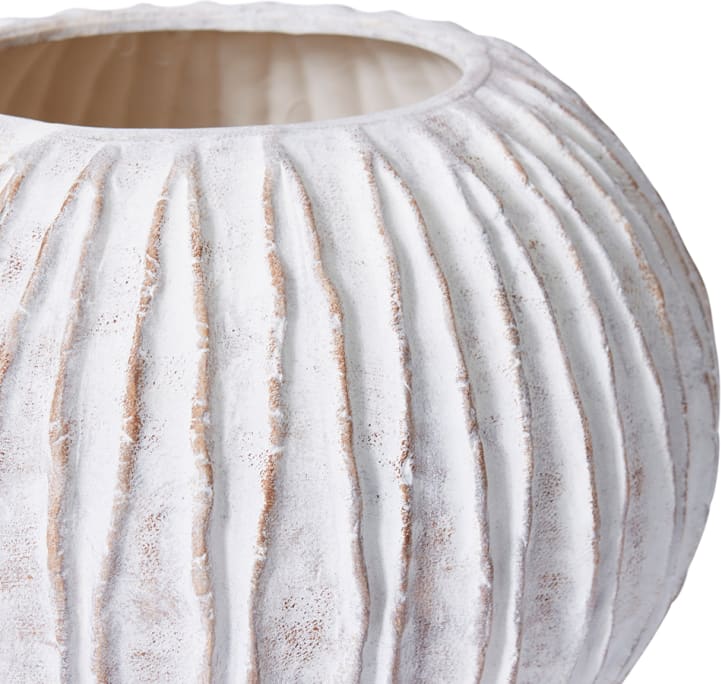 Adelina Vase White/Brown - 31cm color White/Brown