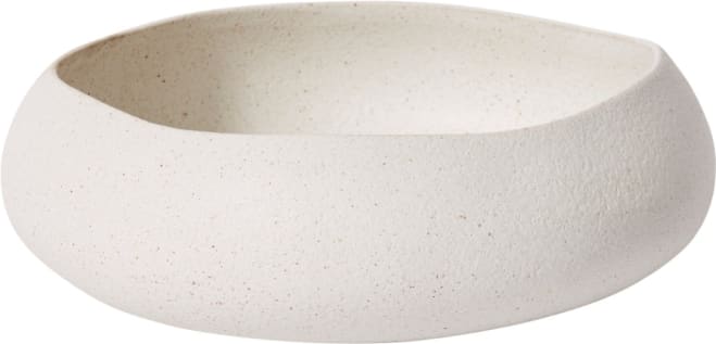 Matias Bowl Sandy White - 39cm x 39cm x 13cm 