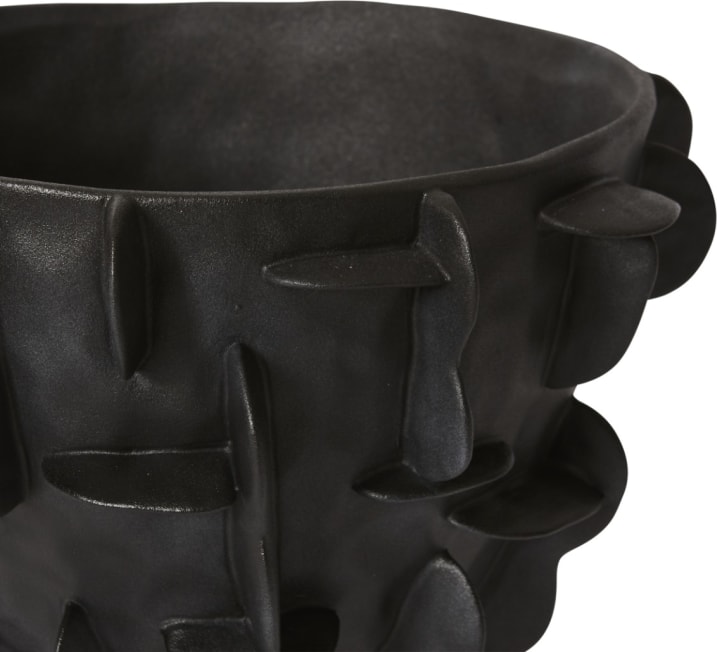 Adora Vase Black 26cm color Black