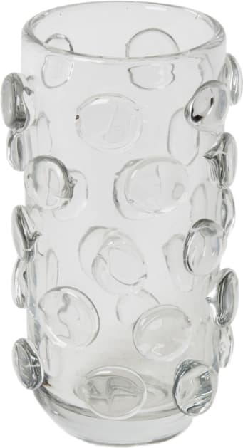 Chioma Vase Glass Clear - 26cm 