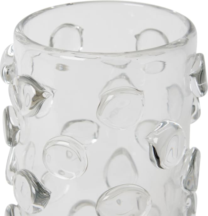 Chioma Vase Glass Clear - 30cm 