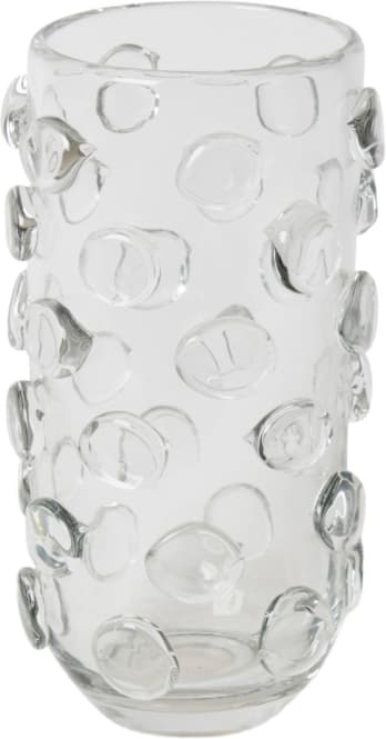 Chioma Vase Glass Clear - 30cm 