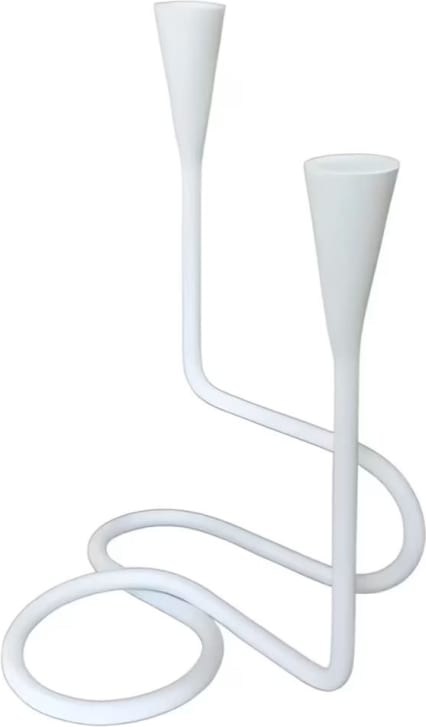 Pigalle Candle Holder White color White