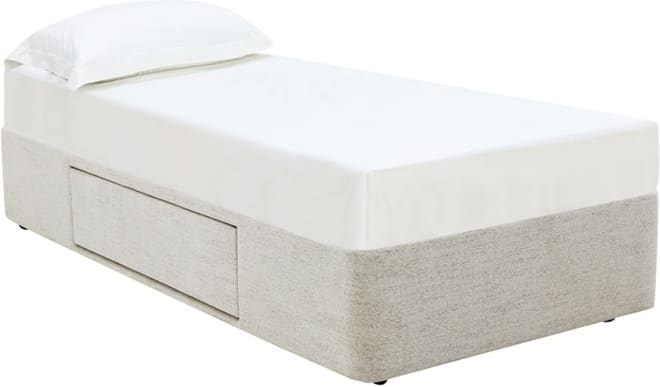 Zenith Kids 1 Drawer Storage Bed Base Avon Mineral color Avon Mineral