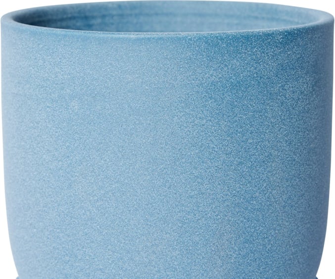 Allegra Pot w. Saucer Blue - 15cm color Blue