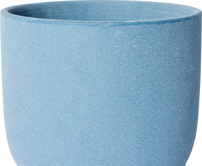 Allegra Pot w. Saucer Blue - 18cm color Blue