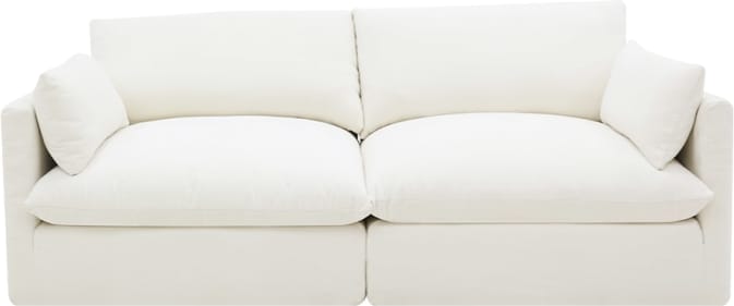 Willow Tribute Ice Modular Sofa - 2 Seater color Tribute Ice