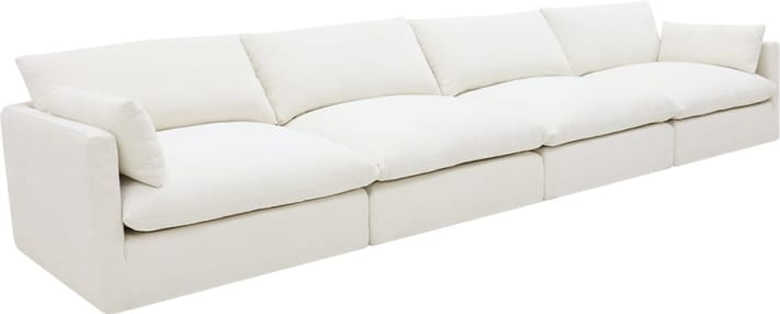 Willow Tribute Ice Modular Sofa - 4 Seater color Tribute Ice