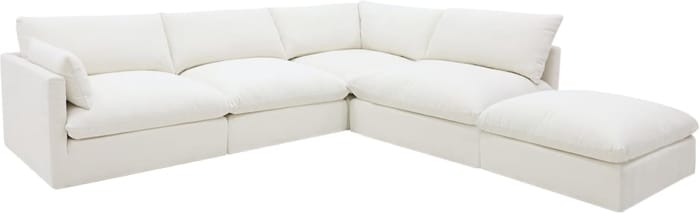 Willow Tribute Ice Modular Sofa - 5 Seater RAF Terminal color Tribute Ice