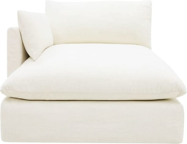 Willow Tribute Ice Chaise Left Arm Facing Sofa Module color Tribute Ice