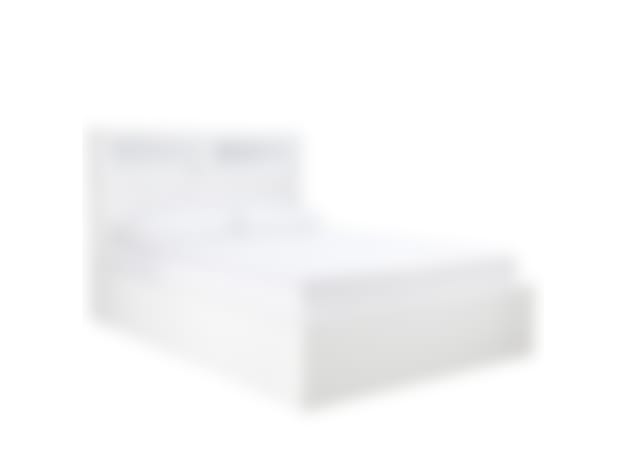 Miami Gaslift Storage Bed & Bookend White Gloss color White Gloss