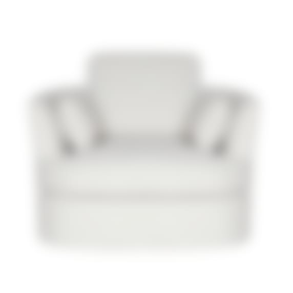 Lax California Ivory Swivel Chair color Ivory