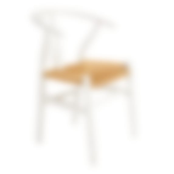 Mosman Wishbone Dining Chair White color White
