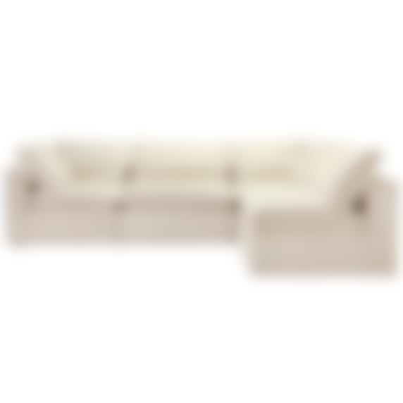 Cloud Duxton Bone Modular Sofa - 4 Piece color Bone