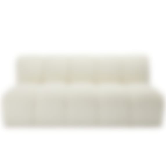 Maeve Boucle Ivory 3 Seat Armless Sofa Module color Ivory