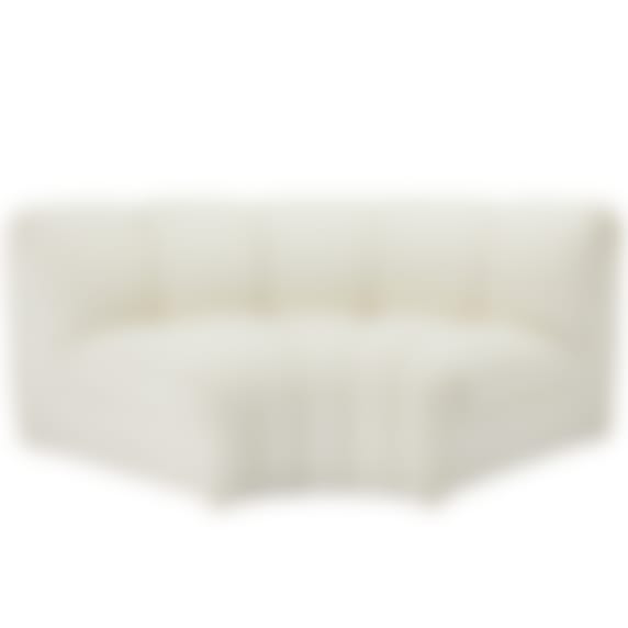 Maeve Boucle Ivory Corner Sofa Module color Ivory