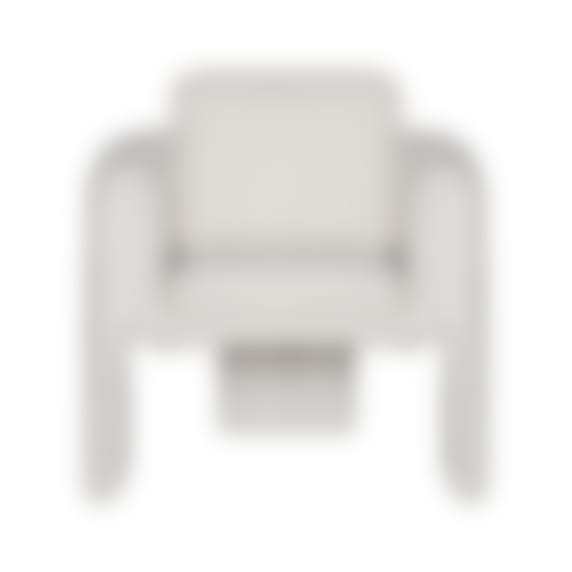 Floria Boucle Ivory Armchair color Ivory