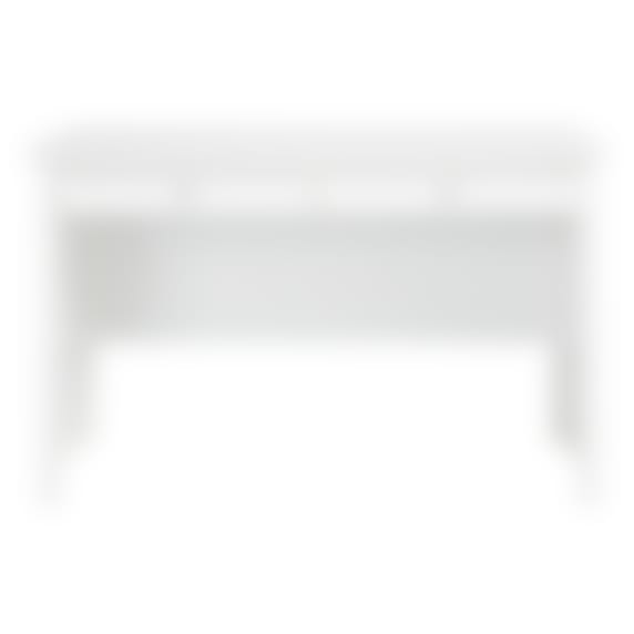 Mandalay Desk White - 126cm color White