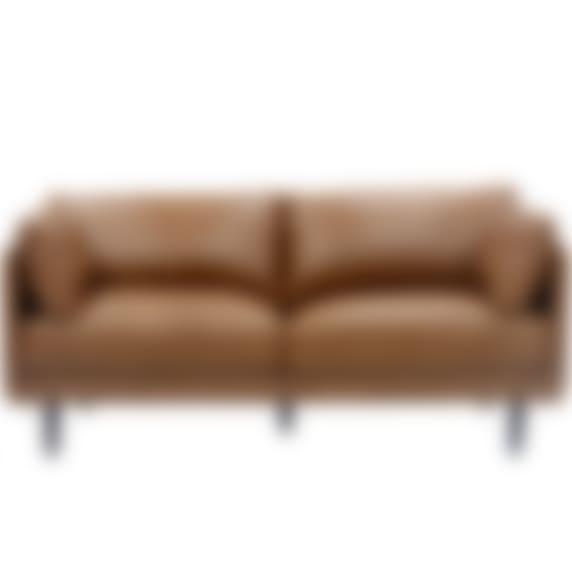 Lennox Mali Tan Leather Sofa - 2.5 Seater color Tan