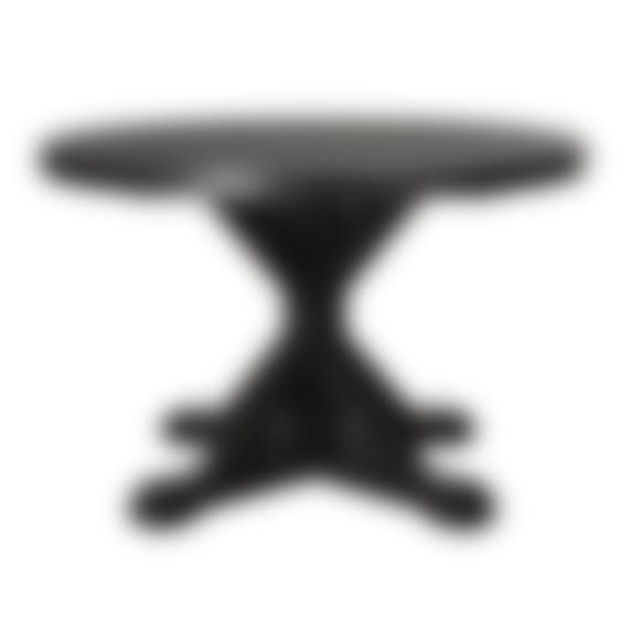 Balmain Round Dining Table Black color Black