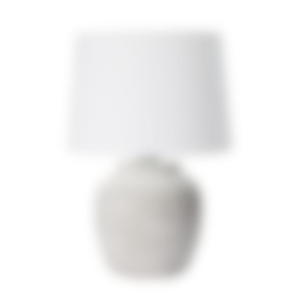 Romeo Table Lamp Antique White color White