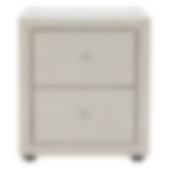 Metro Bedside Table Sea Pearl - 2 Drawer color Sea Pearl