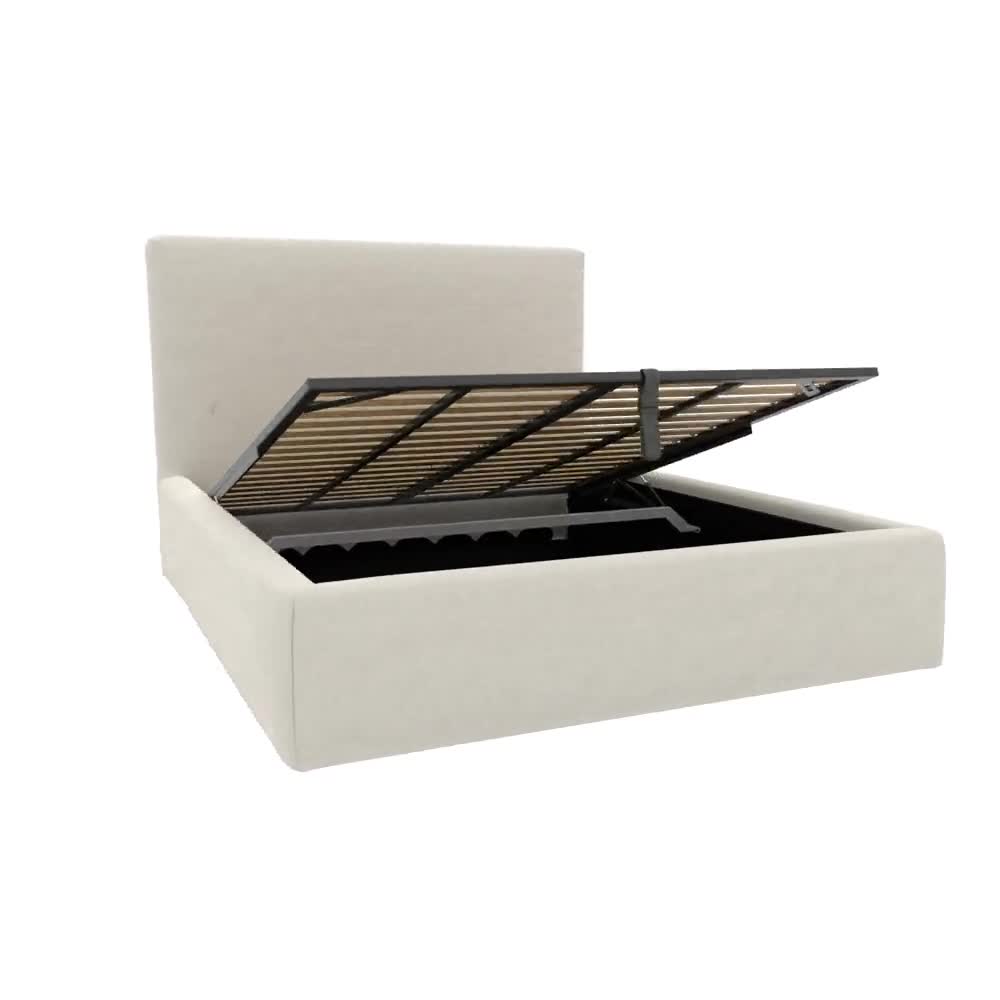 Willow Gas Lift Bed California Ivory color California Ivory