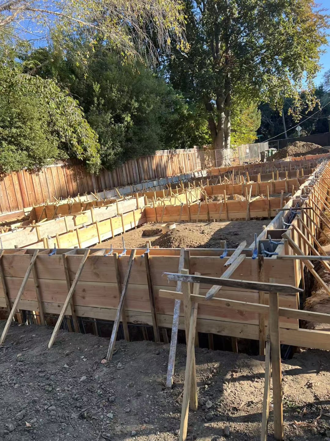 Perimeter footing layout